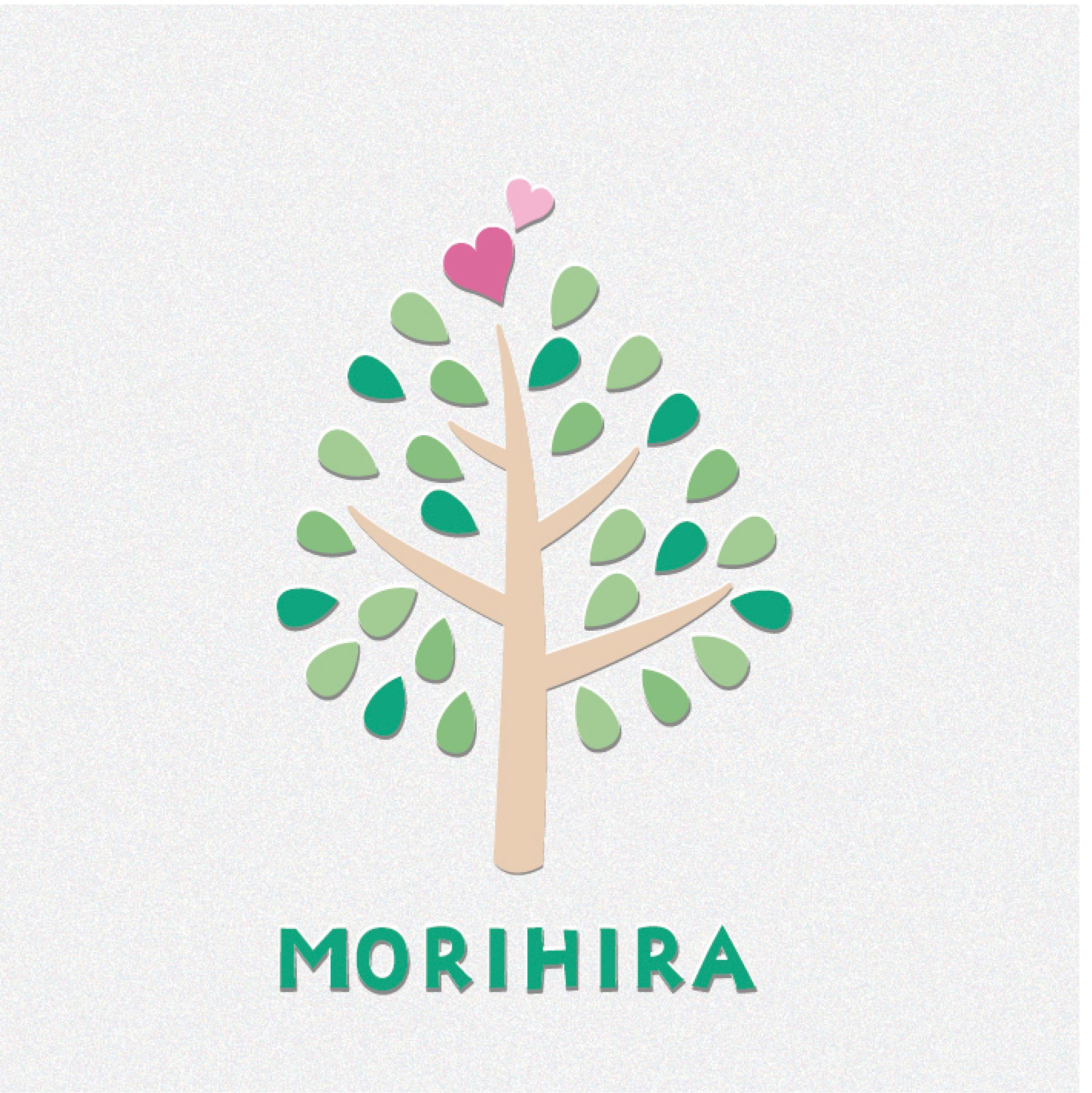 MORIHIRA・木工製品の販売（樹木にハート）【エンボス調】-1