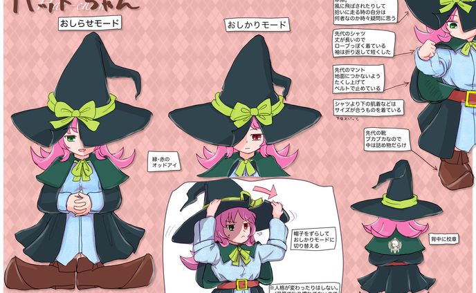 デザコン応募作品:ハットちゃん