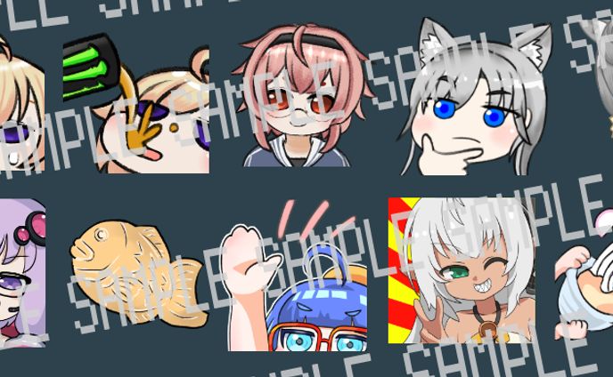 作成スタンプサンプル