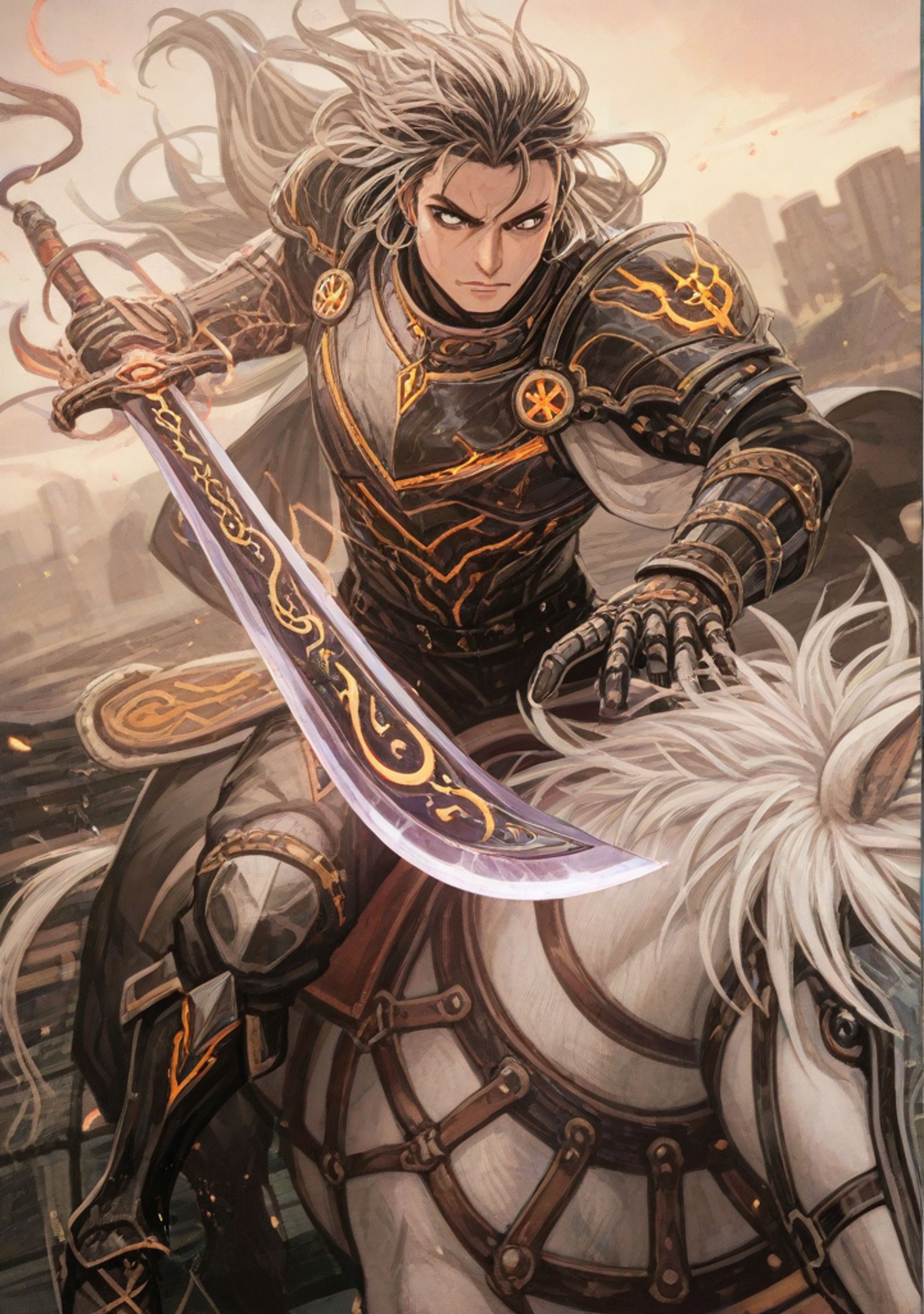 【オリジナル】猛追する騎将-1