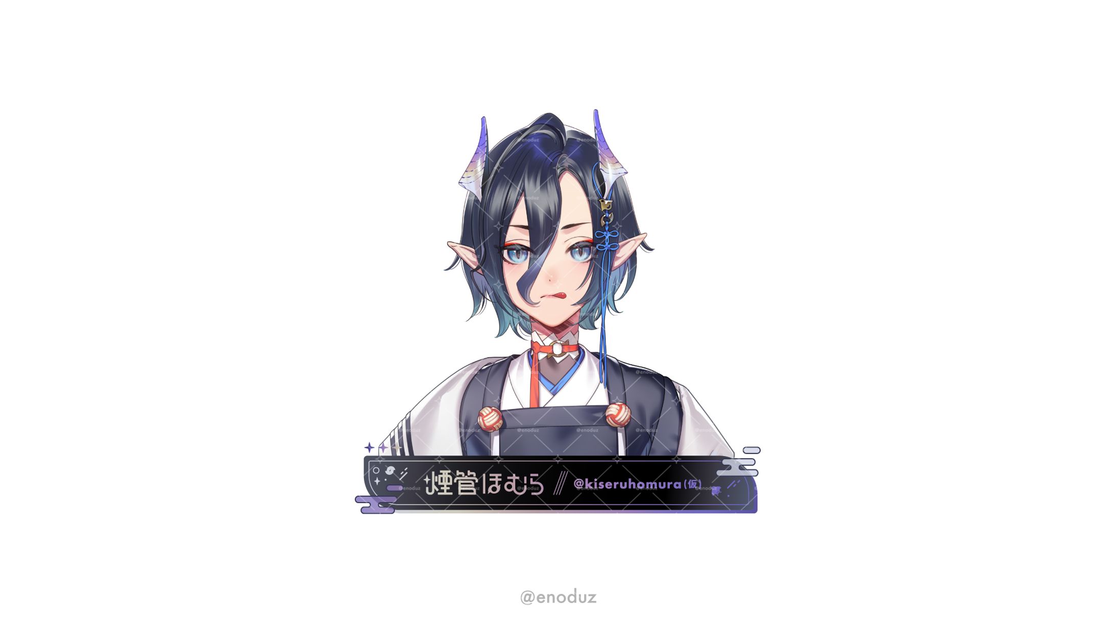 【オリジナル】煙管ほむら / ネームプレート-1