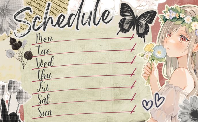 スケジュール表