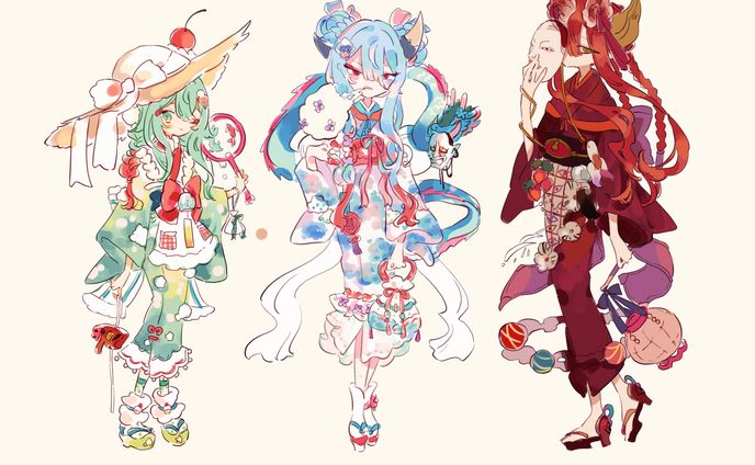 衣装デザイン（個人制作）