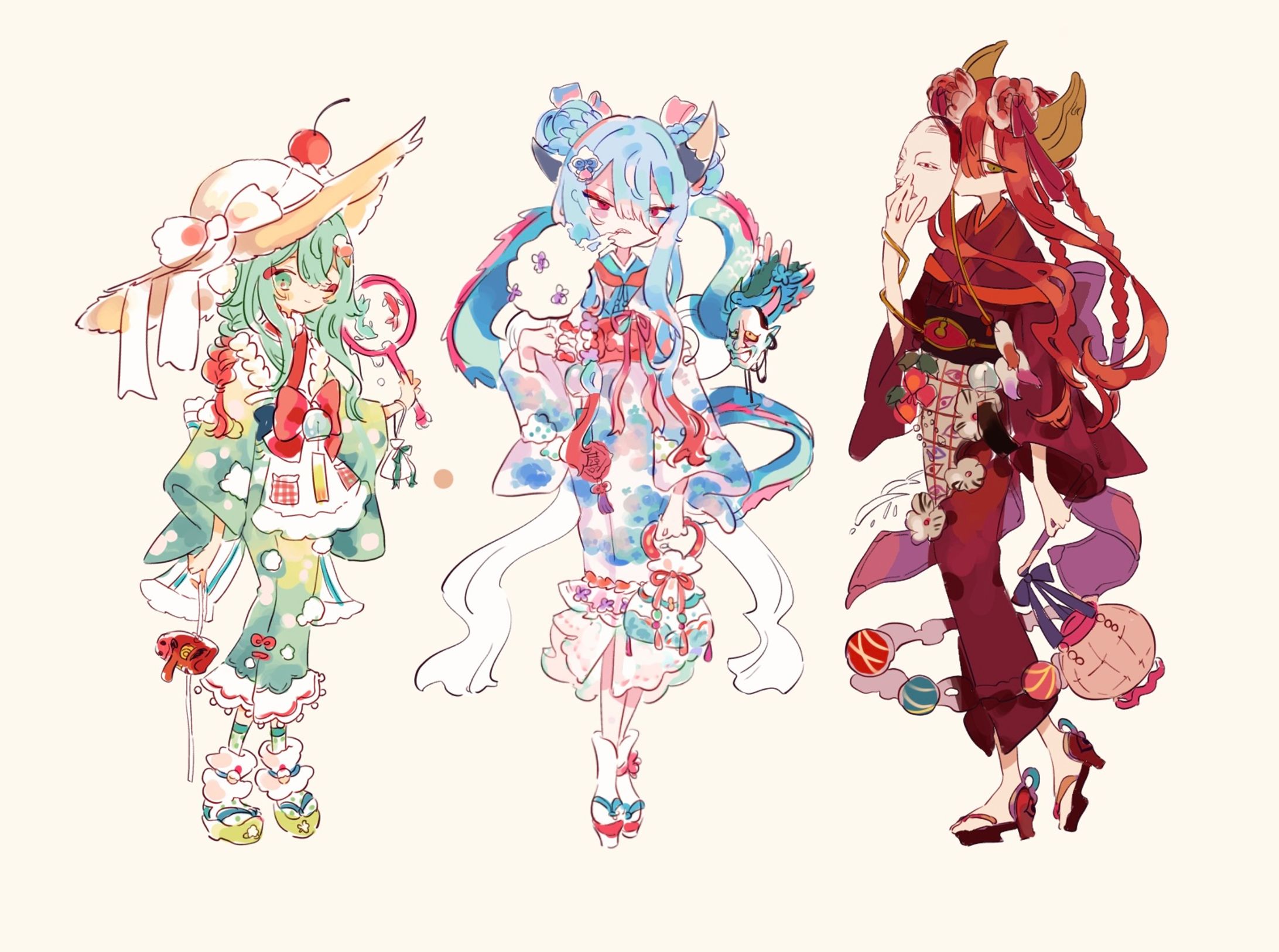 衣装デザイン（個人制作）-1