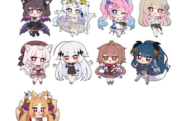 DMMスクラッチ　いせぶい　グッズイラスト