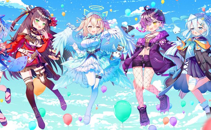 Varium1期生 動画イラスト