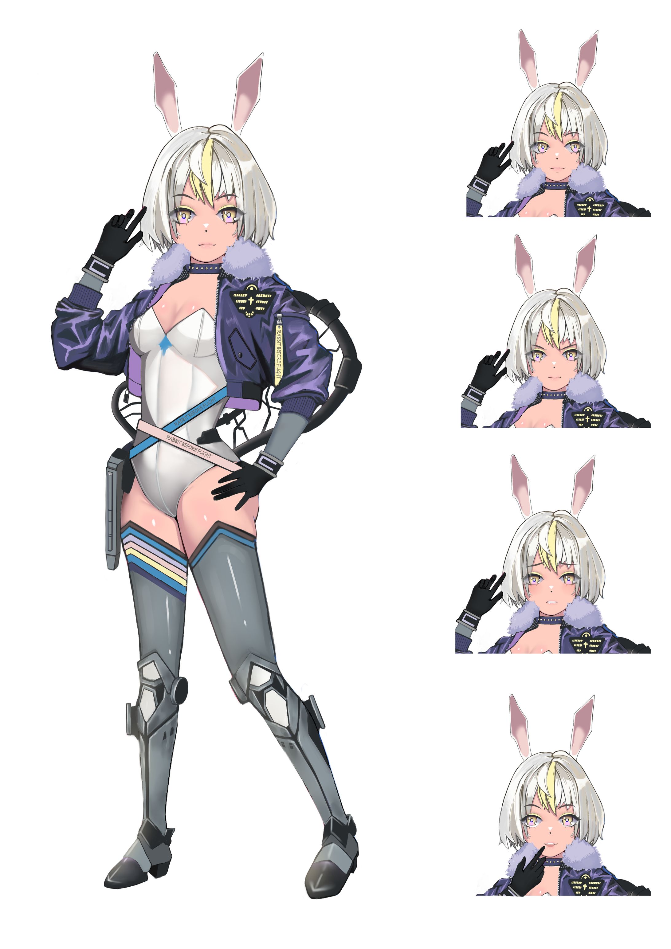 ラビット✖️SF キャラクターデザイン-1
