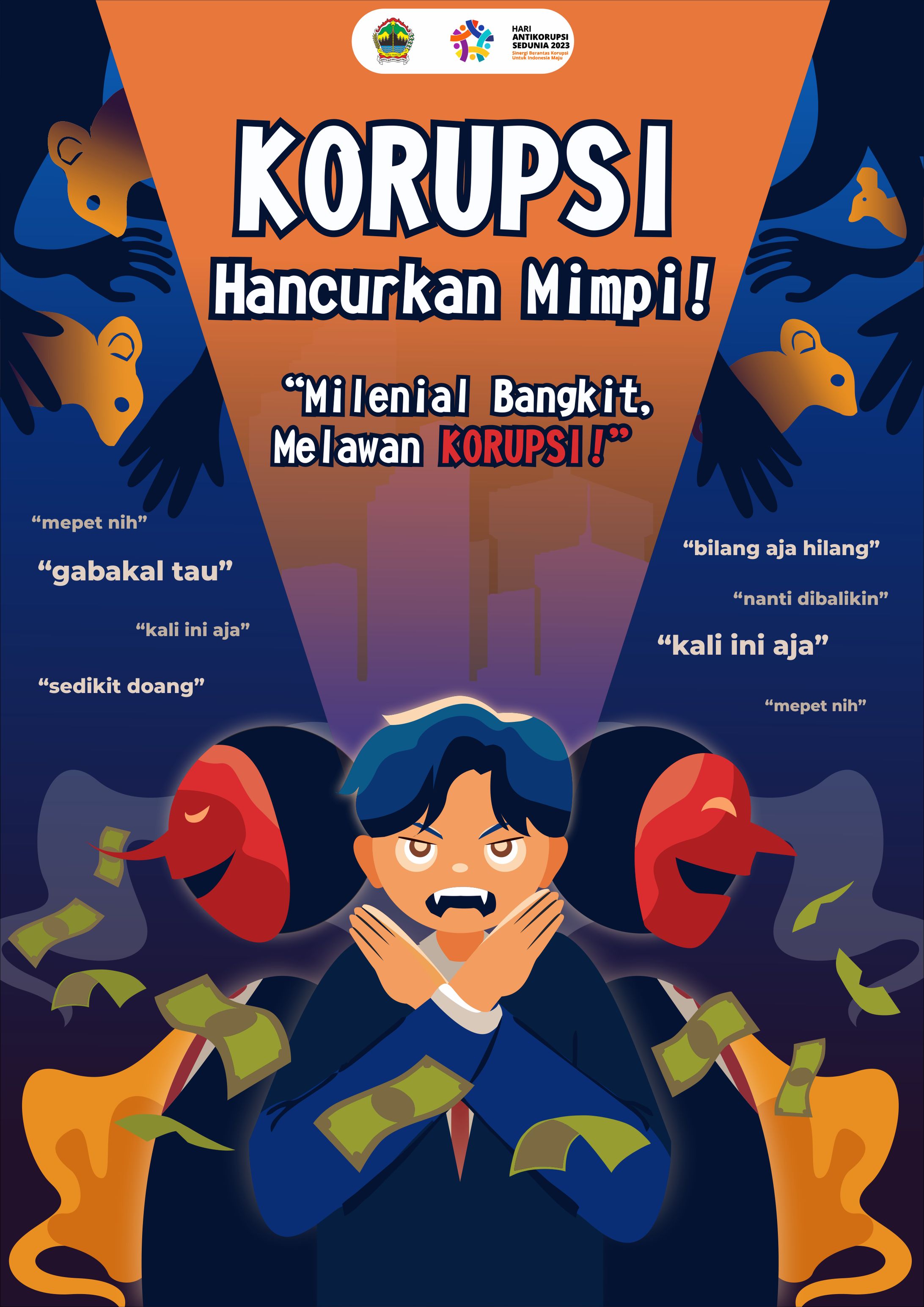 poster - milenial bangkit melawan korupsi-1