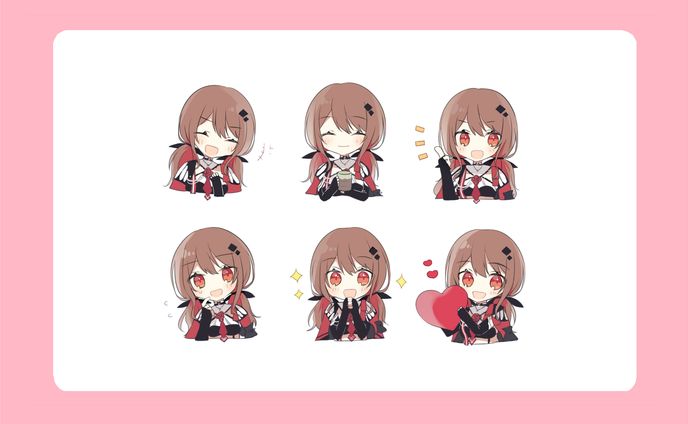楪帆波様 メンシプ用スタンプ