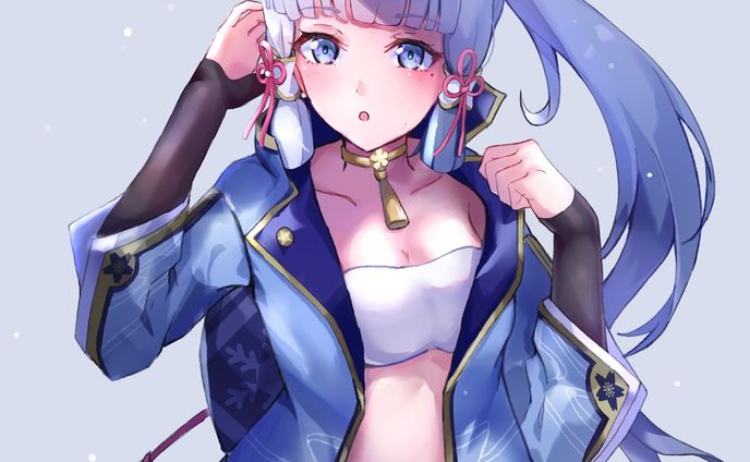 #illustration #illust #art #artwork #anime #fanart　#manga #animegirl #drawing #kawaii #digitalart #animefanart #sketch #draw #原神 #genshinimpact #genshin #kamisatoayaka