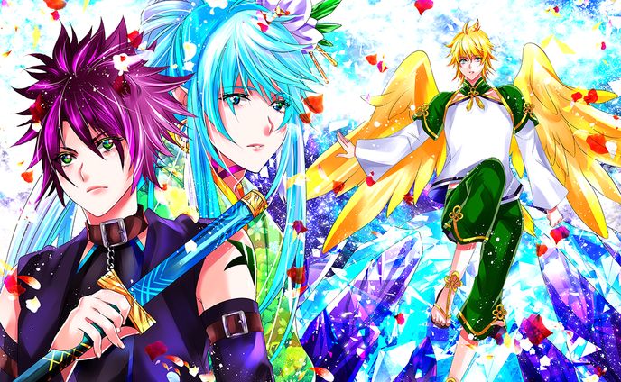 イラスト・漫画、藍染