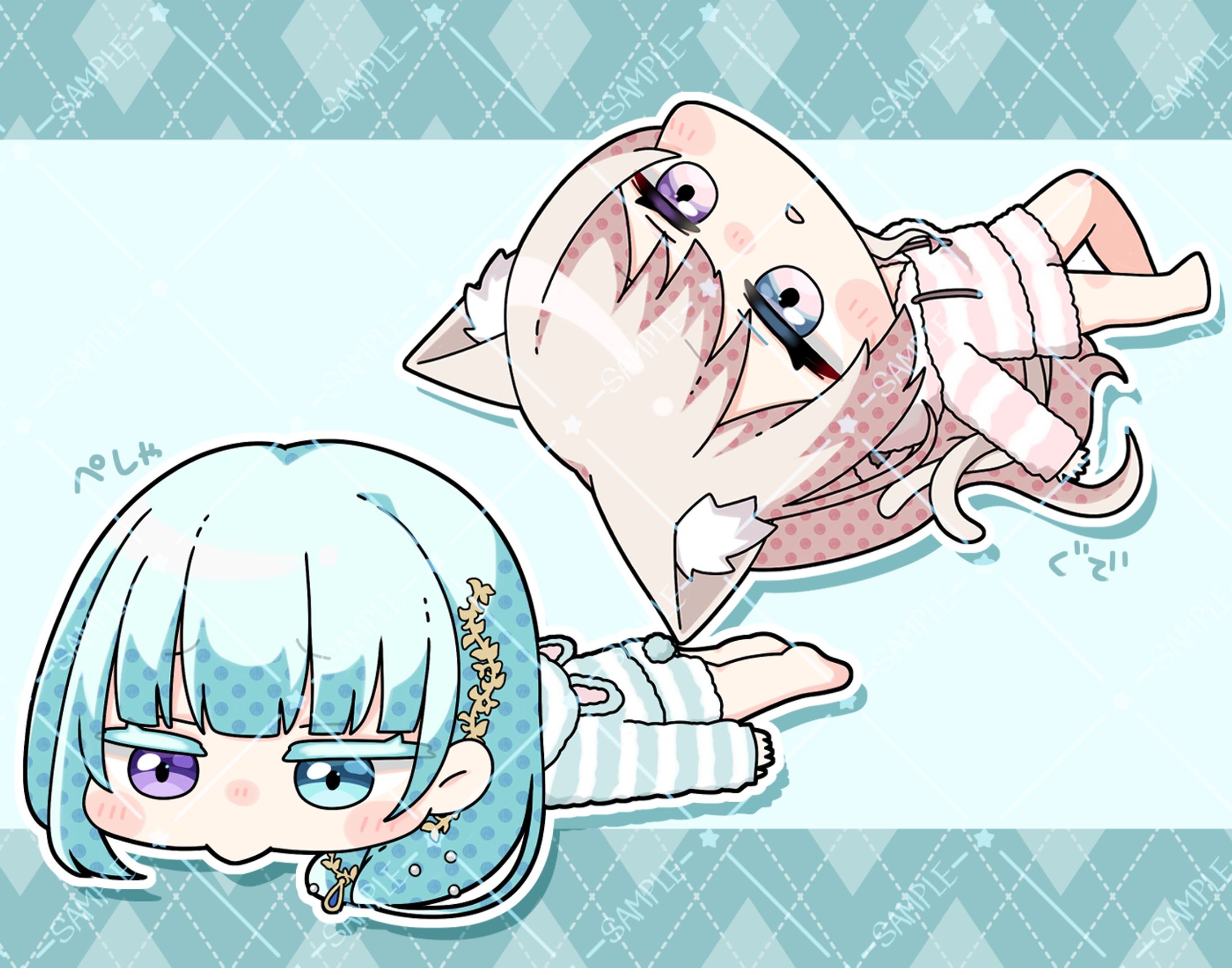 ﾘﾗ･ｱﾚｷｻﾝﾄﾞﾗｲﾄ様SDペアイラスト-1