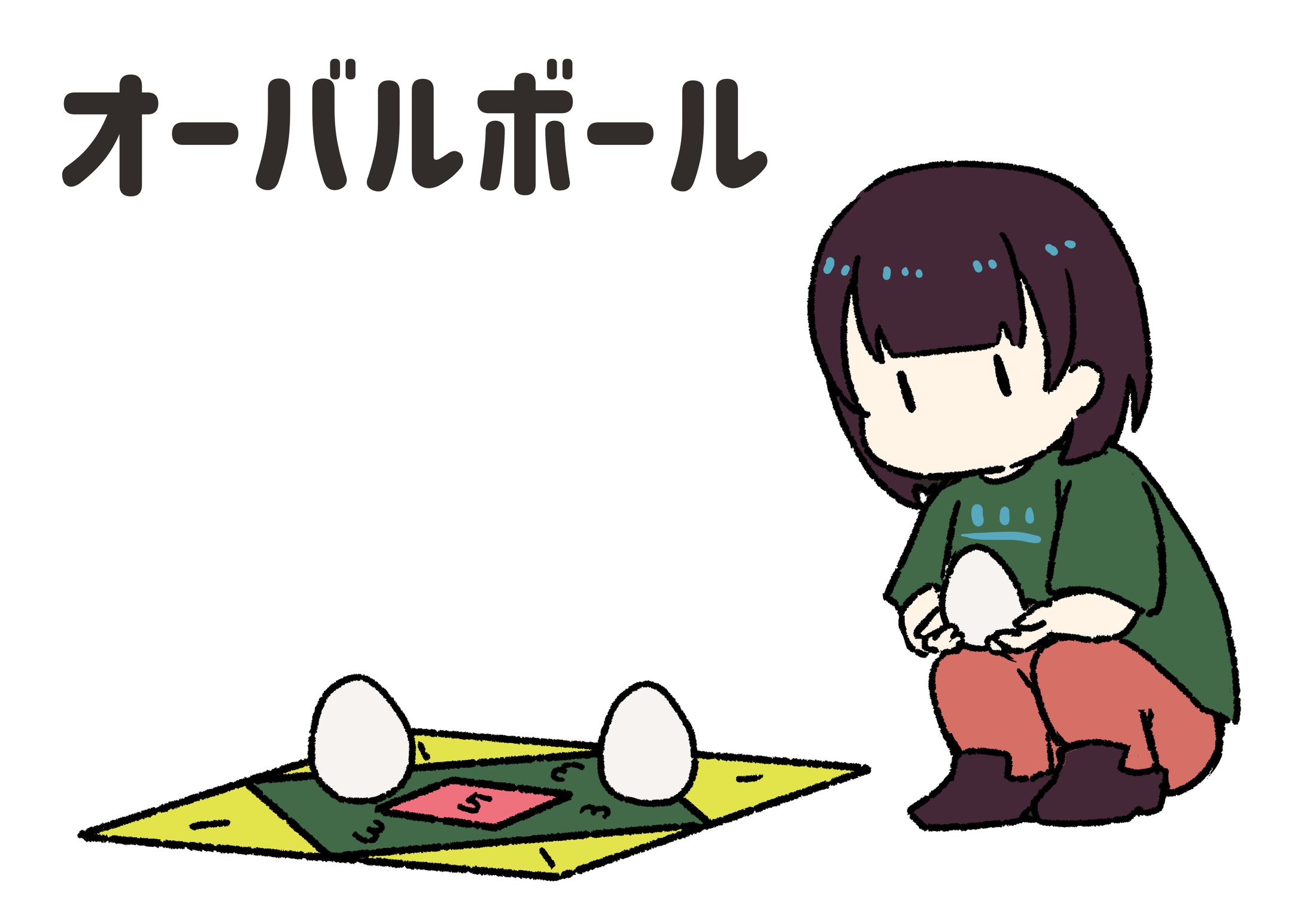 ニュースポーツ用イラスト 004-1