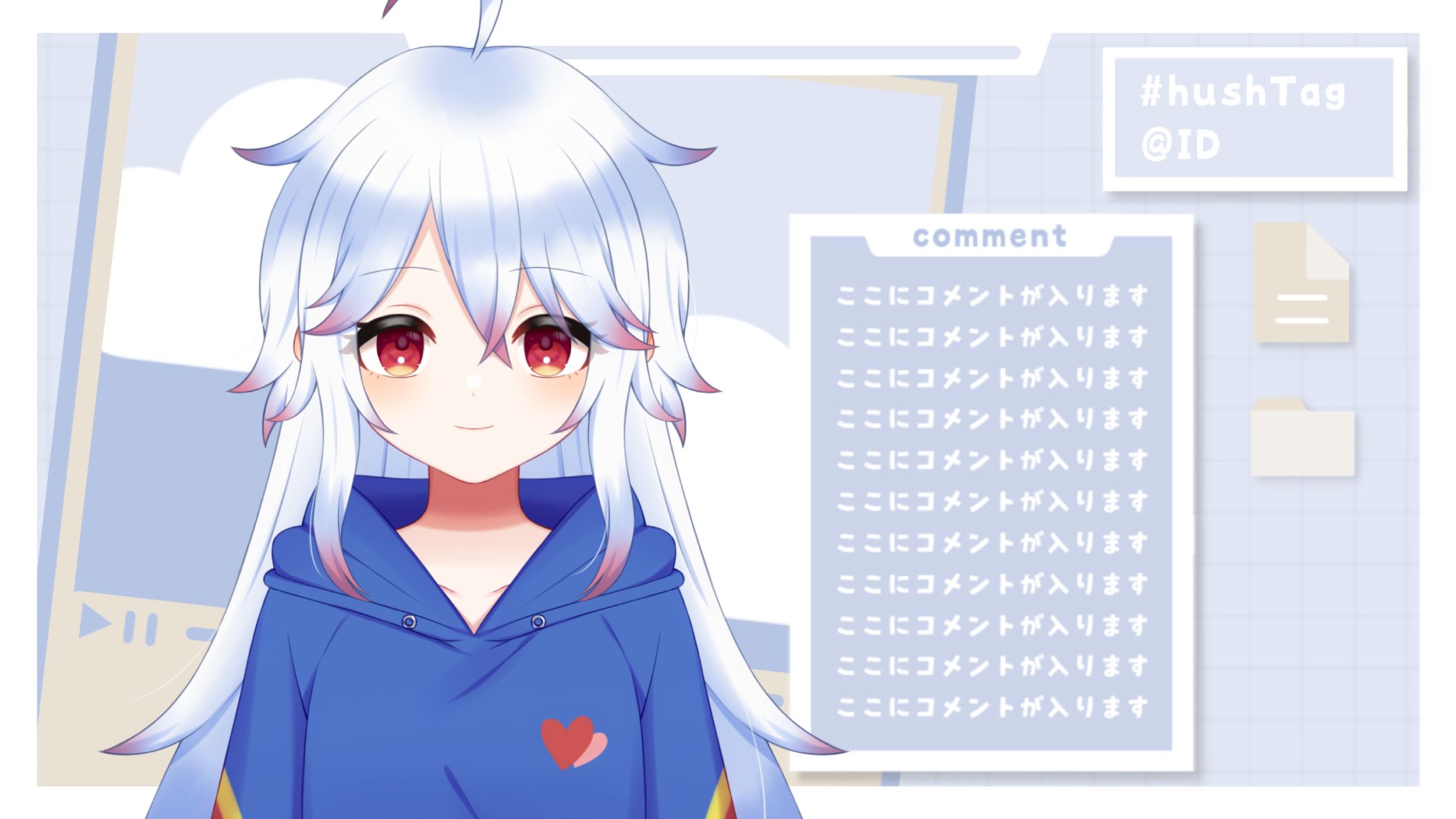 クリスタル様｜オーバーレイ、サムネイル、チャンネルアート、ロゴ-1