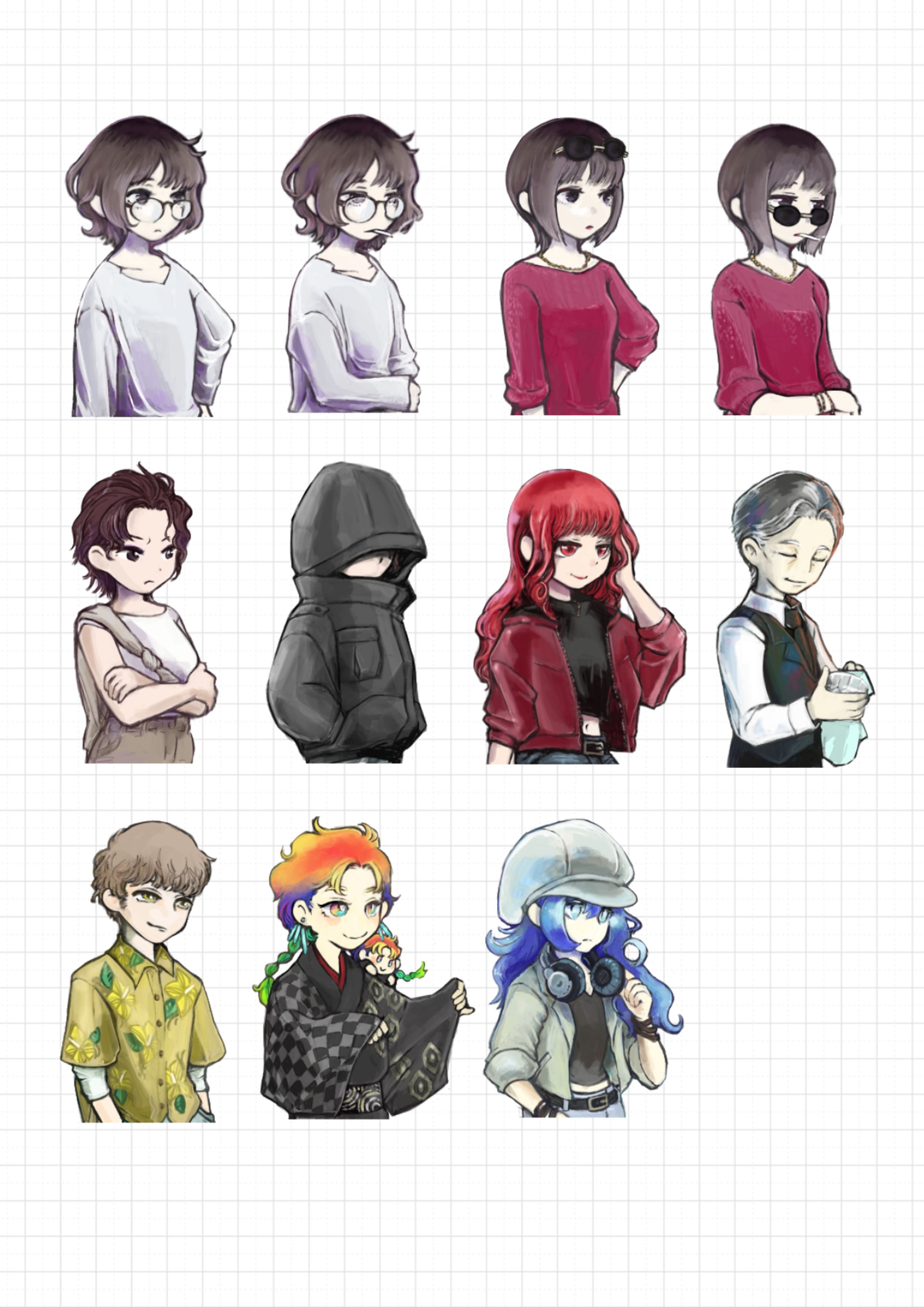 ゲーム用キャラクターイラスト-1