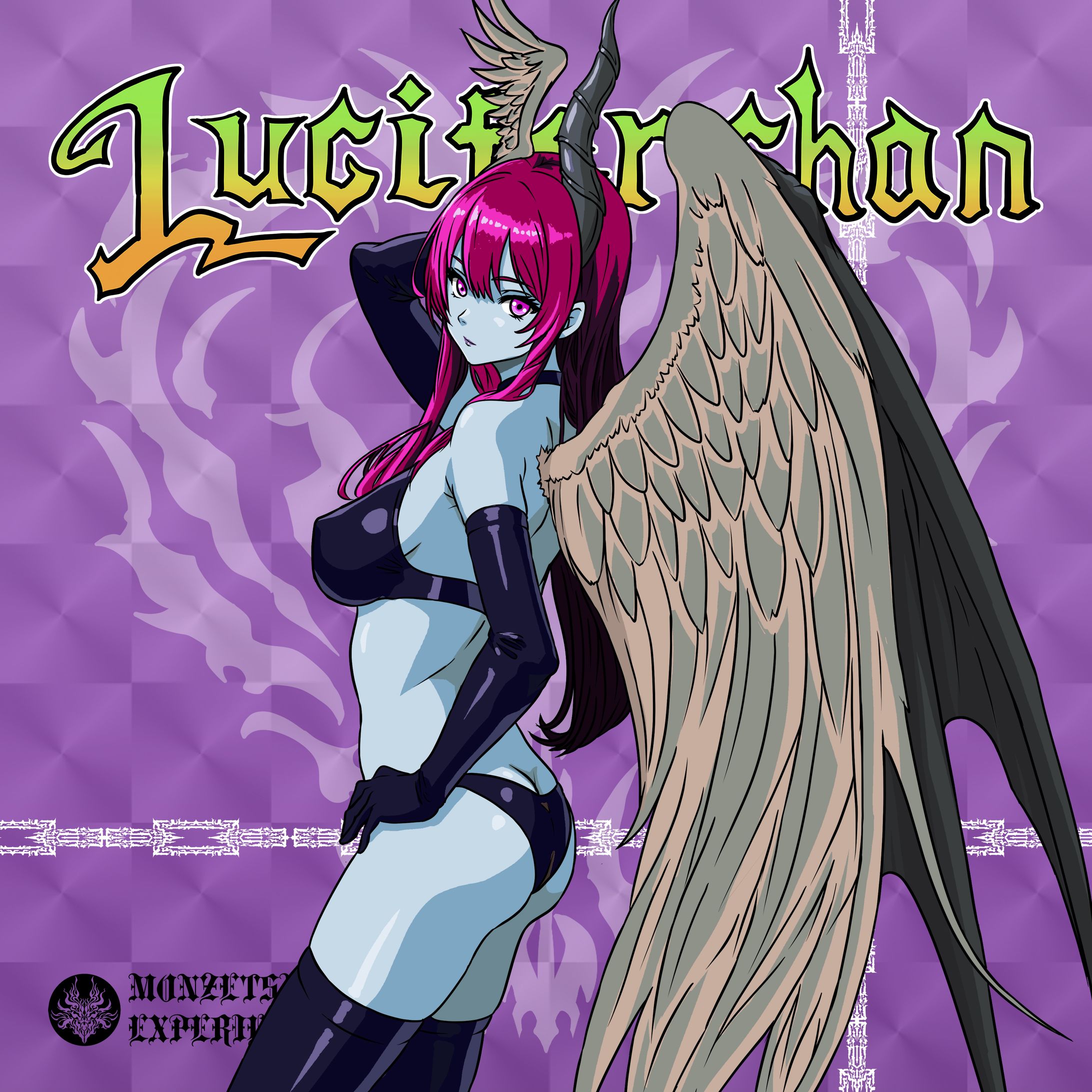 悶絶シールコレクション Lucifer chan & Michael chan 2nd 4種セット-1