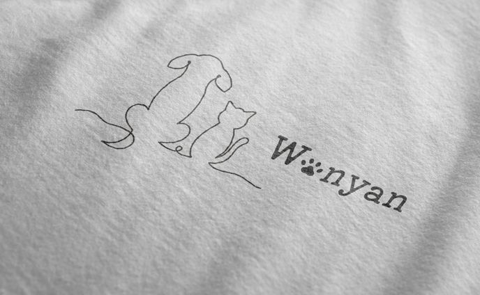 自主制作　Wonyan　ロゴ