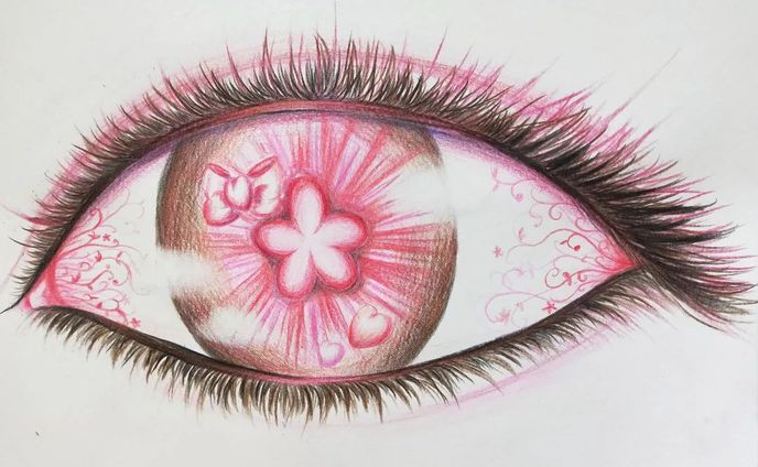 イラスト、マンガ、color pencil