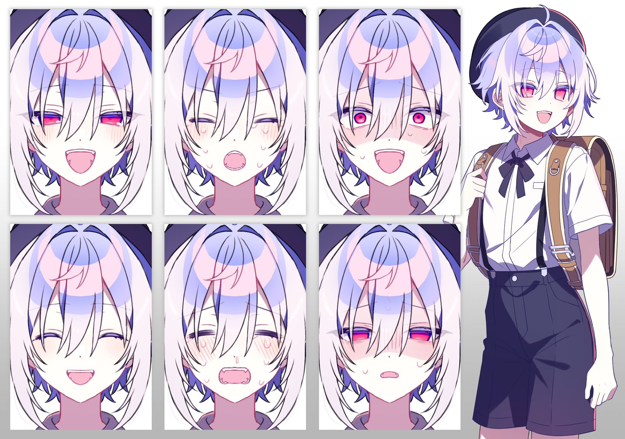 【趣味絵】TRPG立ち絵-1