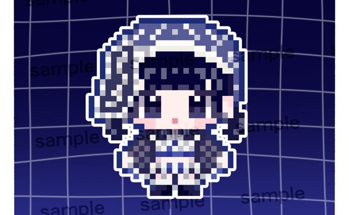 ご依頼　ドット立ち絵化