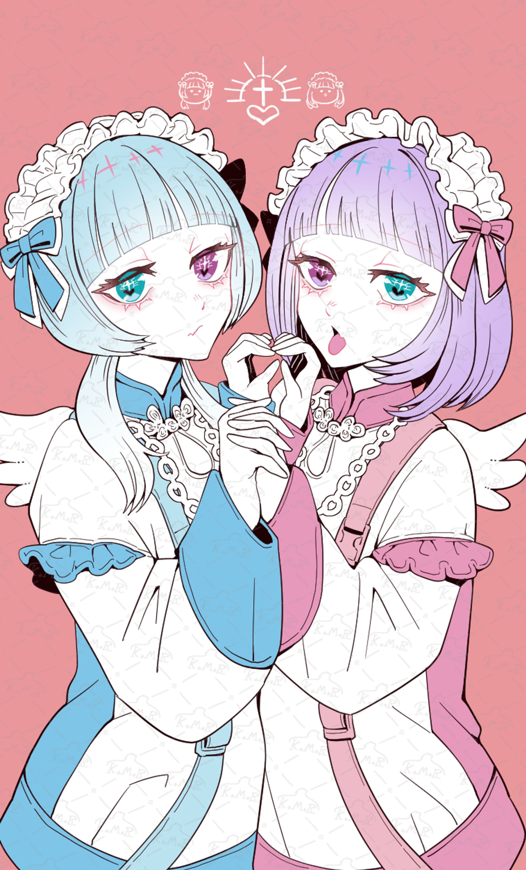 【個人依頼】なかよしふたごさん-1