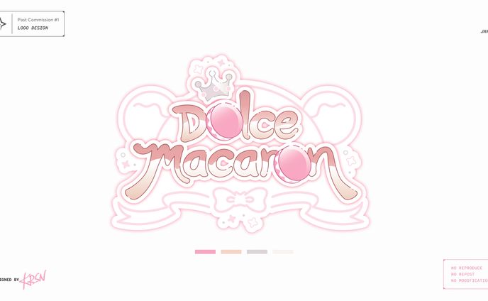 Dolce Macaron ⬥︎ Logo Design
