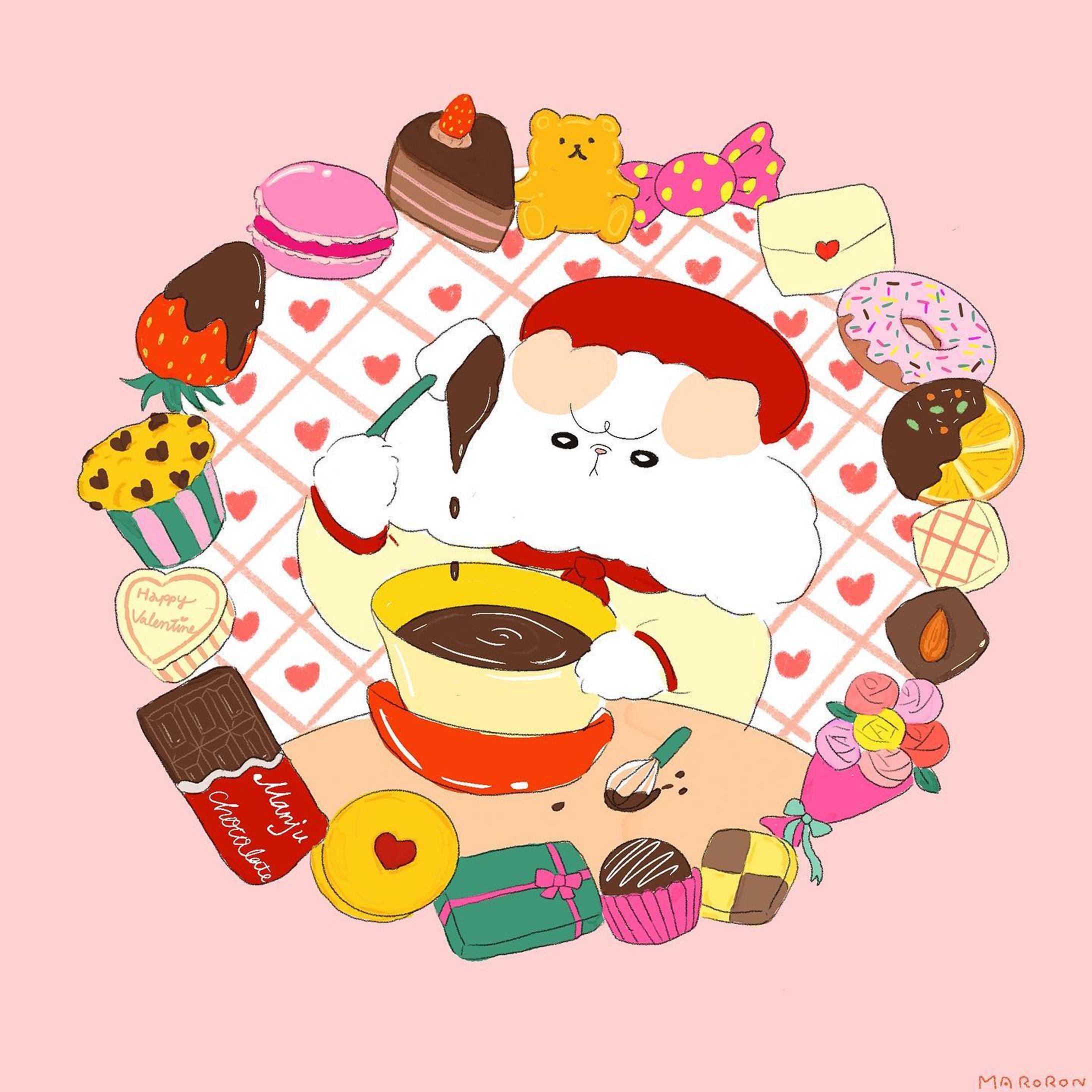 バレンタインイラスト-1