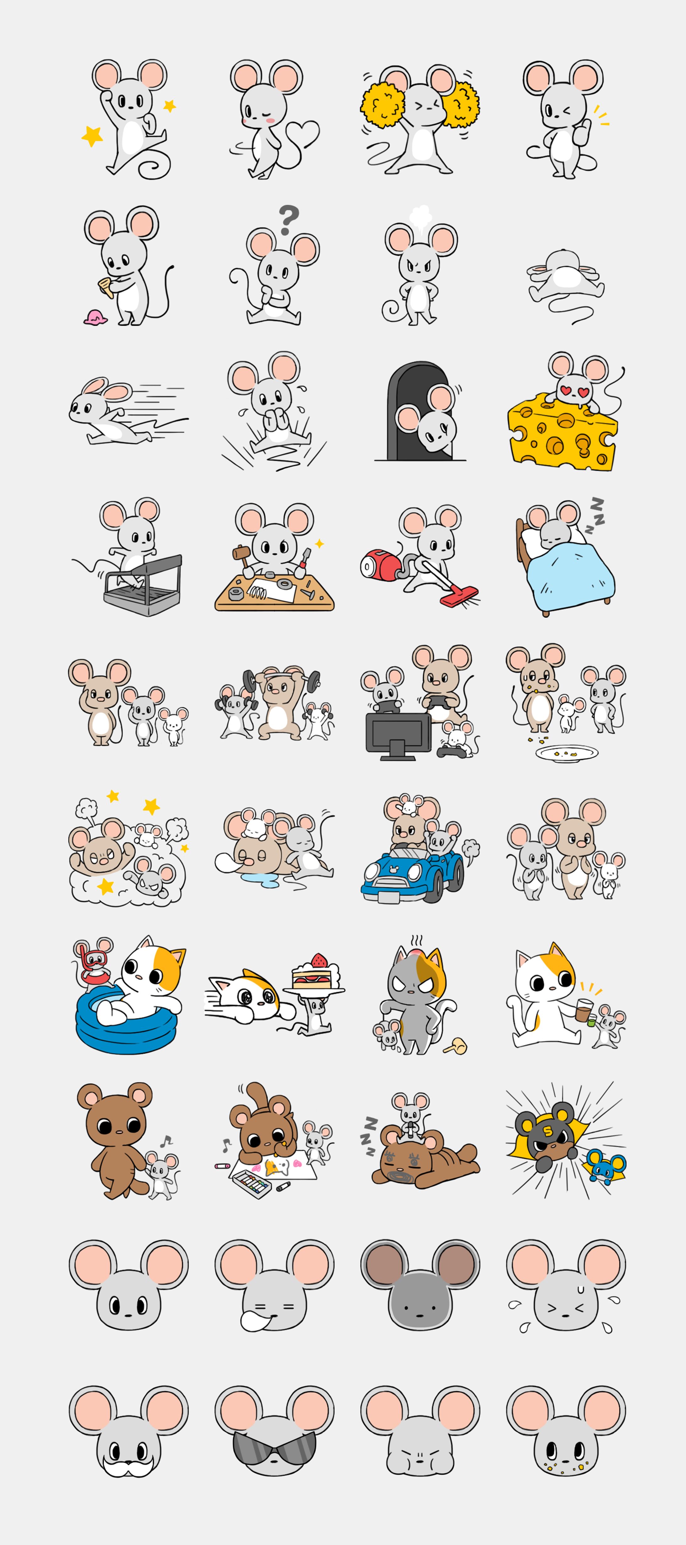 LINEスタンプ ねずんぐー-1