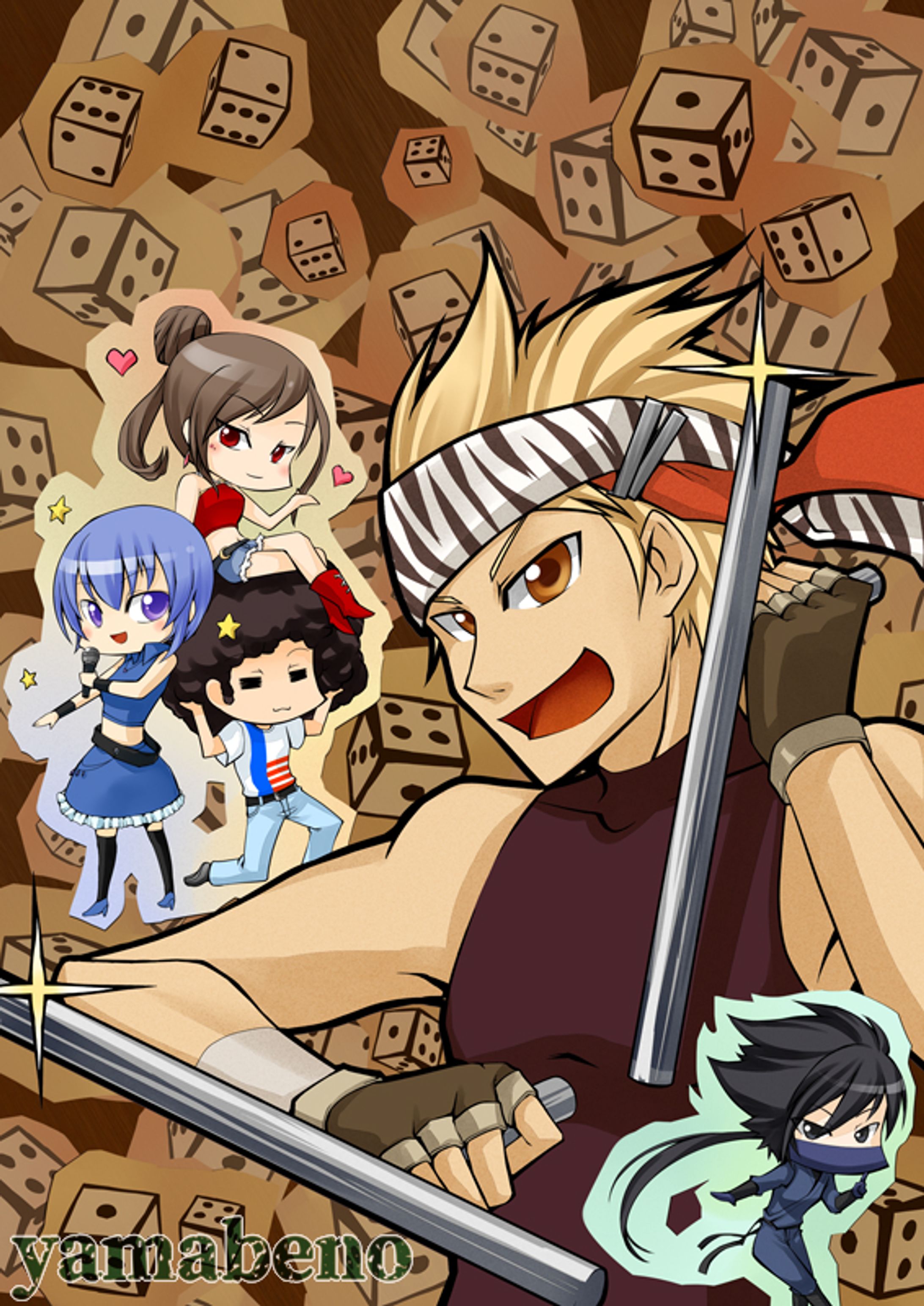 同人TRPG　TSB　表紙イラスト-1