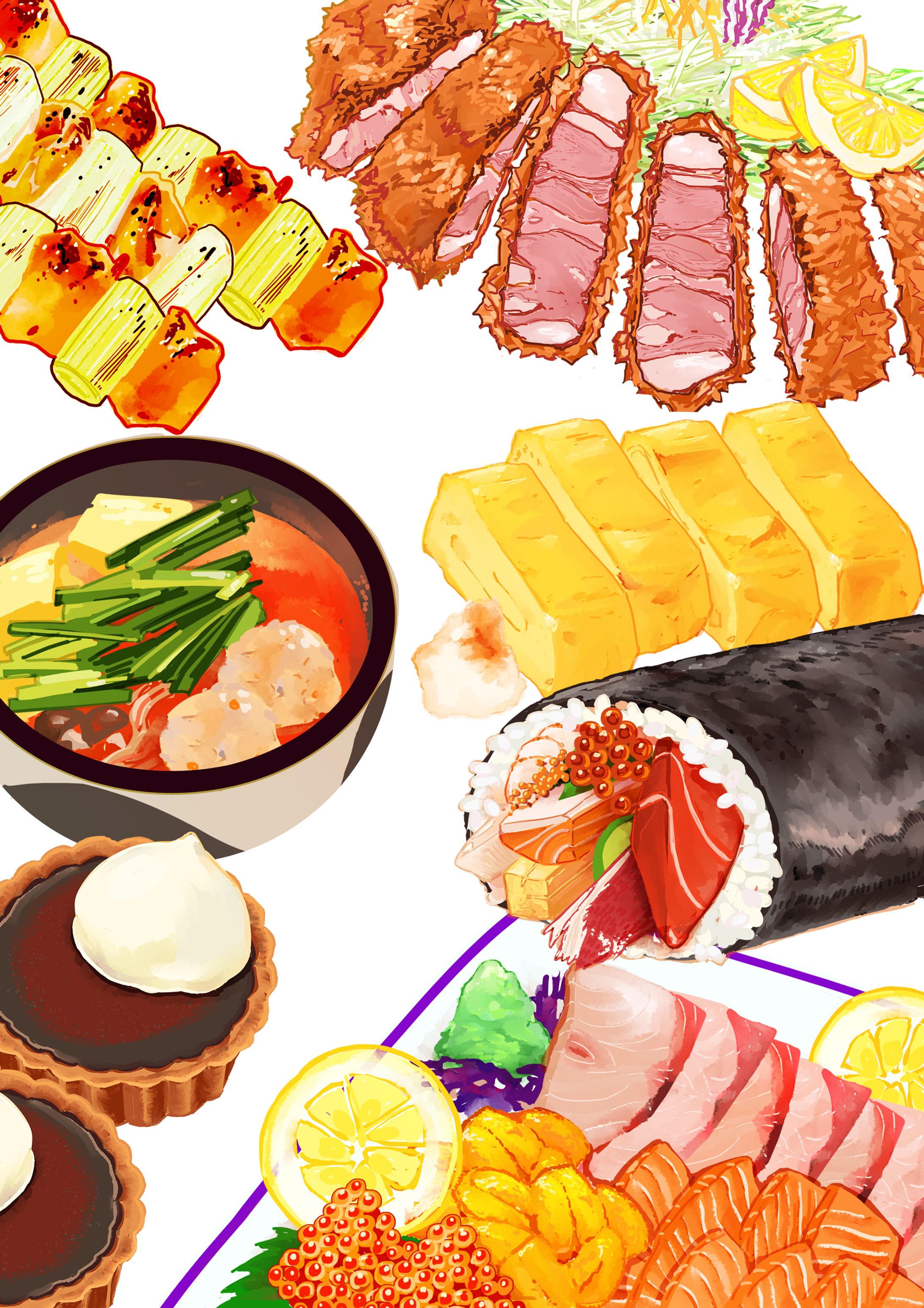 食べ物イラストサンプル-1