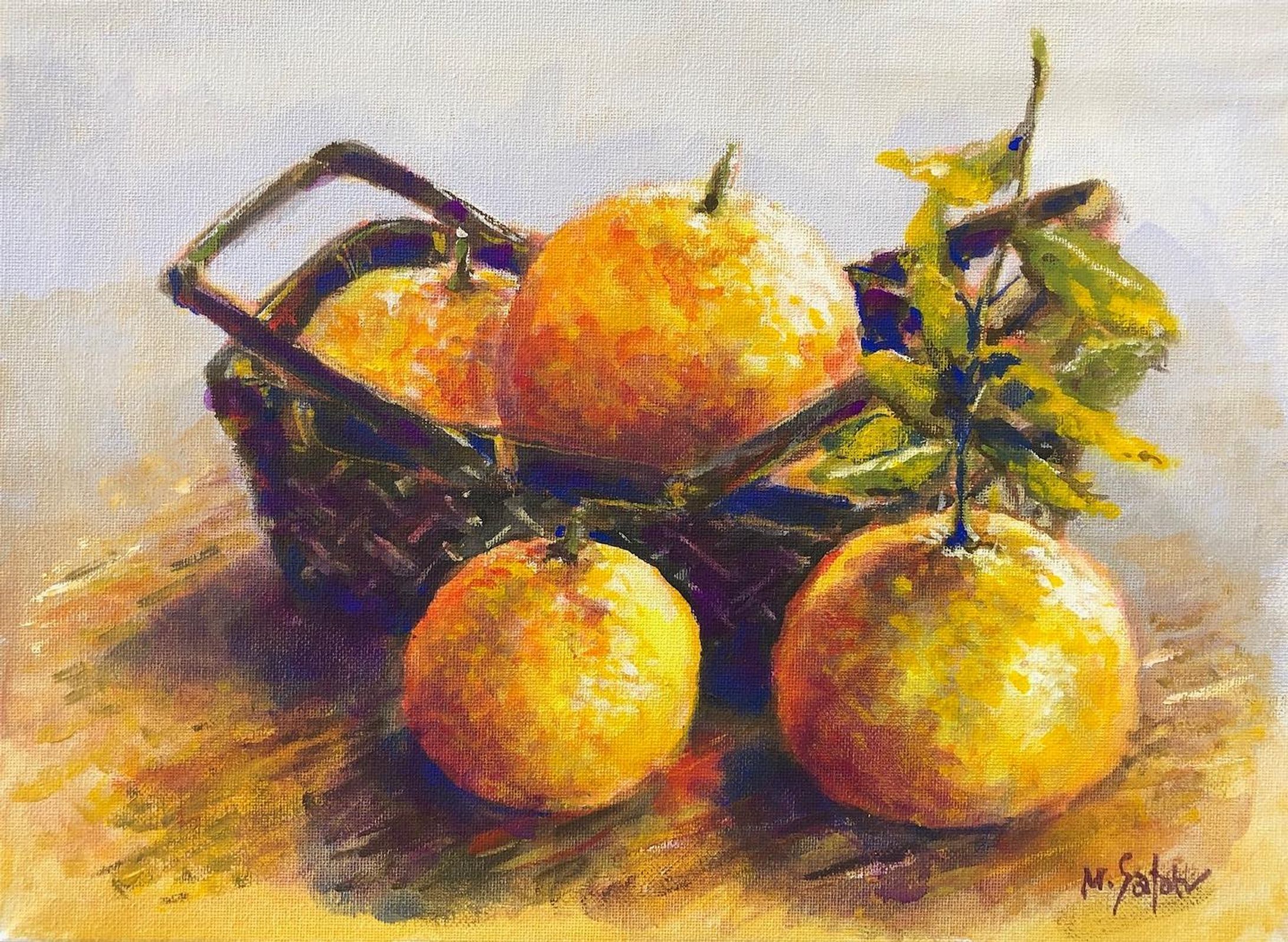 「冬の夏みかん」
アクリルガッシュ　キャンバス　F4

#アクリル画 #アクリルガッシュ #acrylicpainting #acrylicgouache 
#静物画 #夏みかん #果実 #果物 # #絵画 #art #painting #stilllife #stilllifepainting #mandarin #fruit  #fruitpainting-1