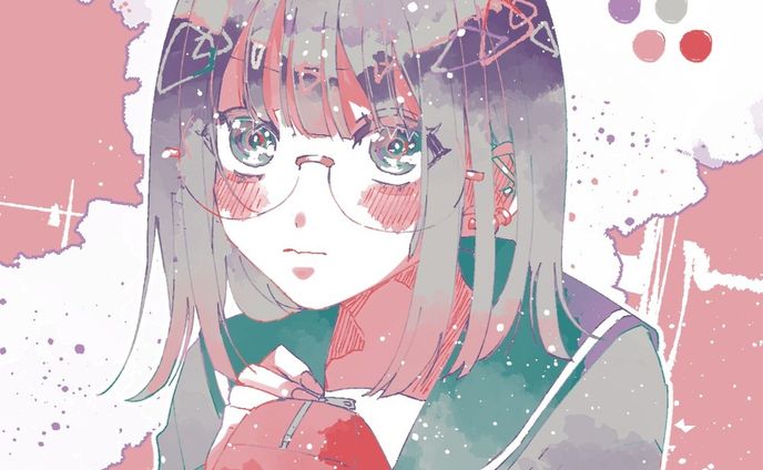 柚唄ソラさん（Twitter：u_taSbr）のカラーパレットをお借りしています。
『16. 気まぐれ恋の音』

#illustration #illustagram #drawing #artwork #art #painting
#イラスト好きな人と繋がりたい #イラスト #いらすとぐらむ #イラストグラム #カラーパレット #赤面