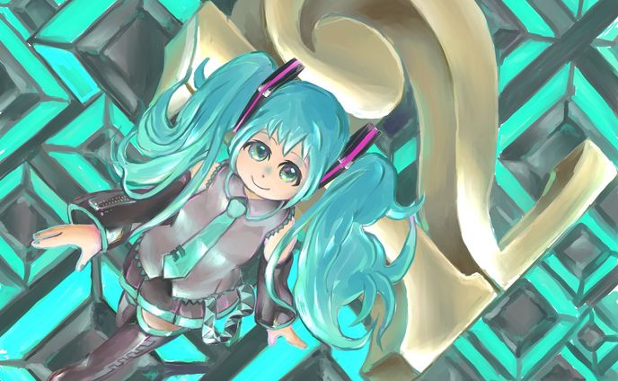 HATSUNE MIKU 2019 ILLUSTRATION