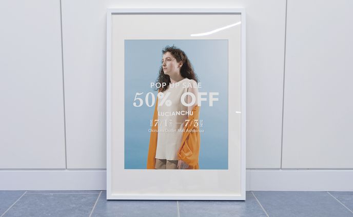 ポスター　LUCIANCHU 様