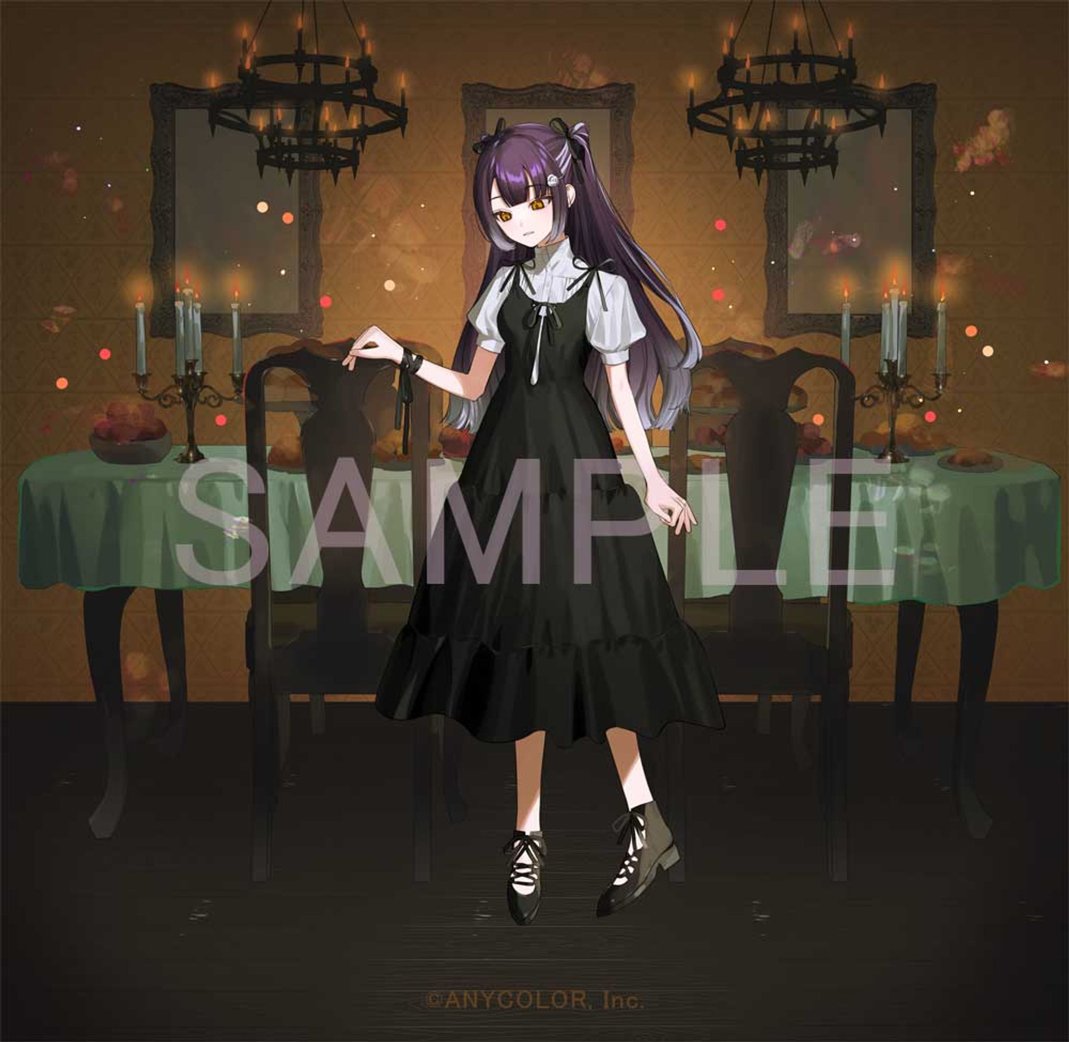 にじさんじ海妹四葉「晩餐歌」カバー　イラスト-1