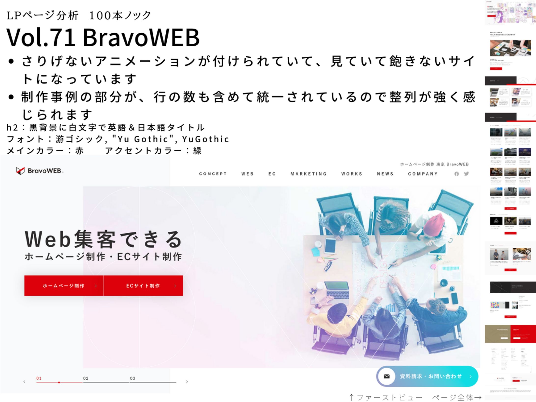 LP分析vol.71 BravoWEB-1