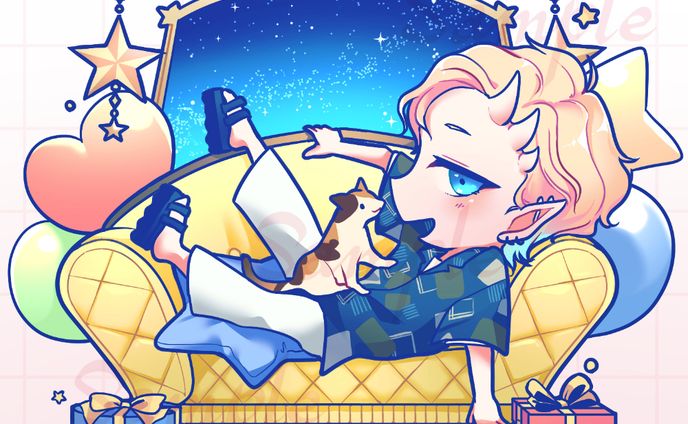 ミニキャライラスト（高杉丸星羅様）