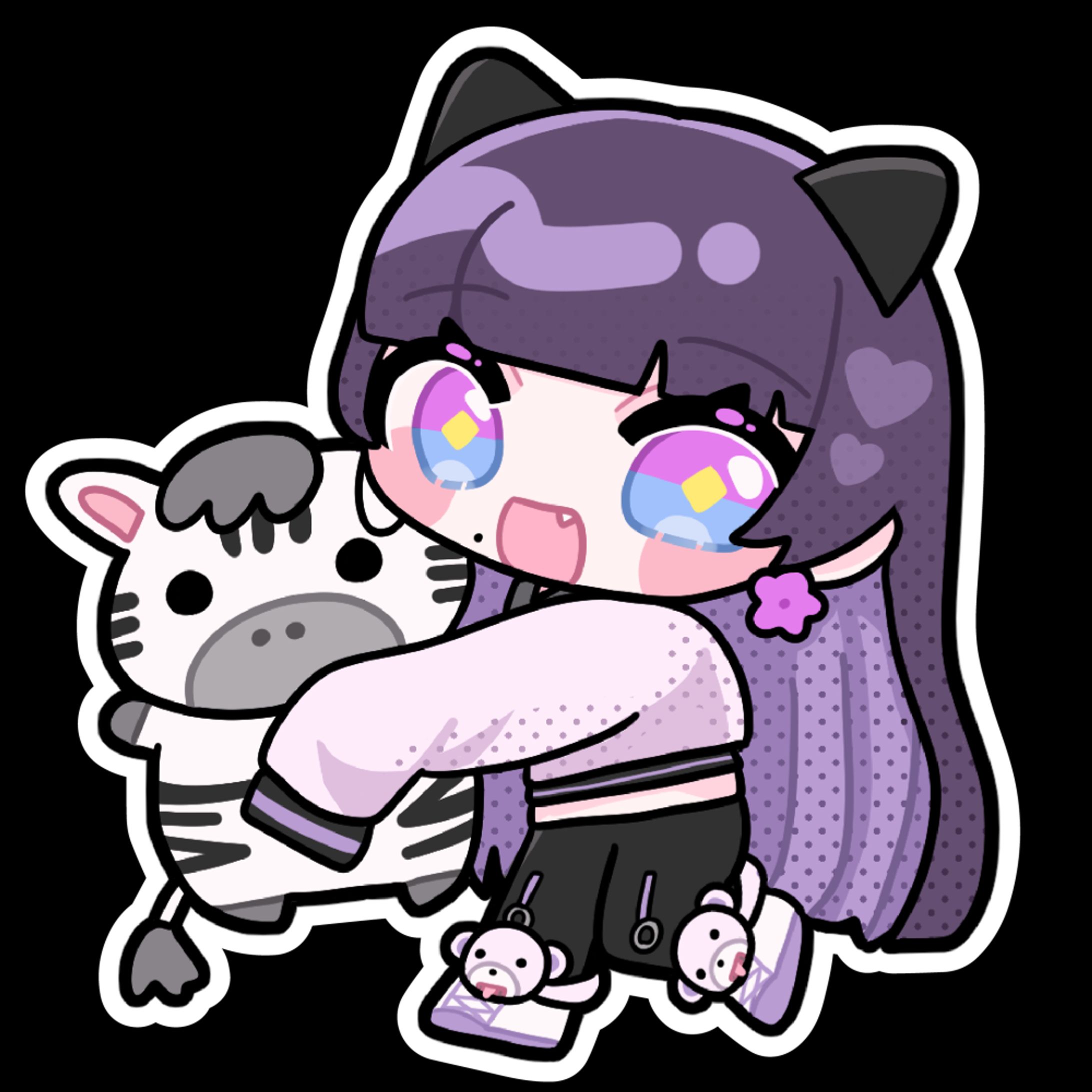 【WORK】Vtuber ぽてぃこ様 配信用イラスト-1