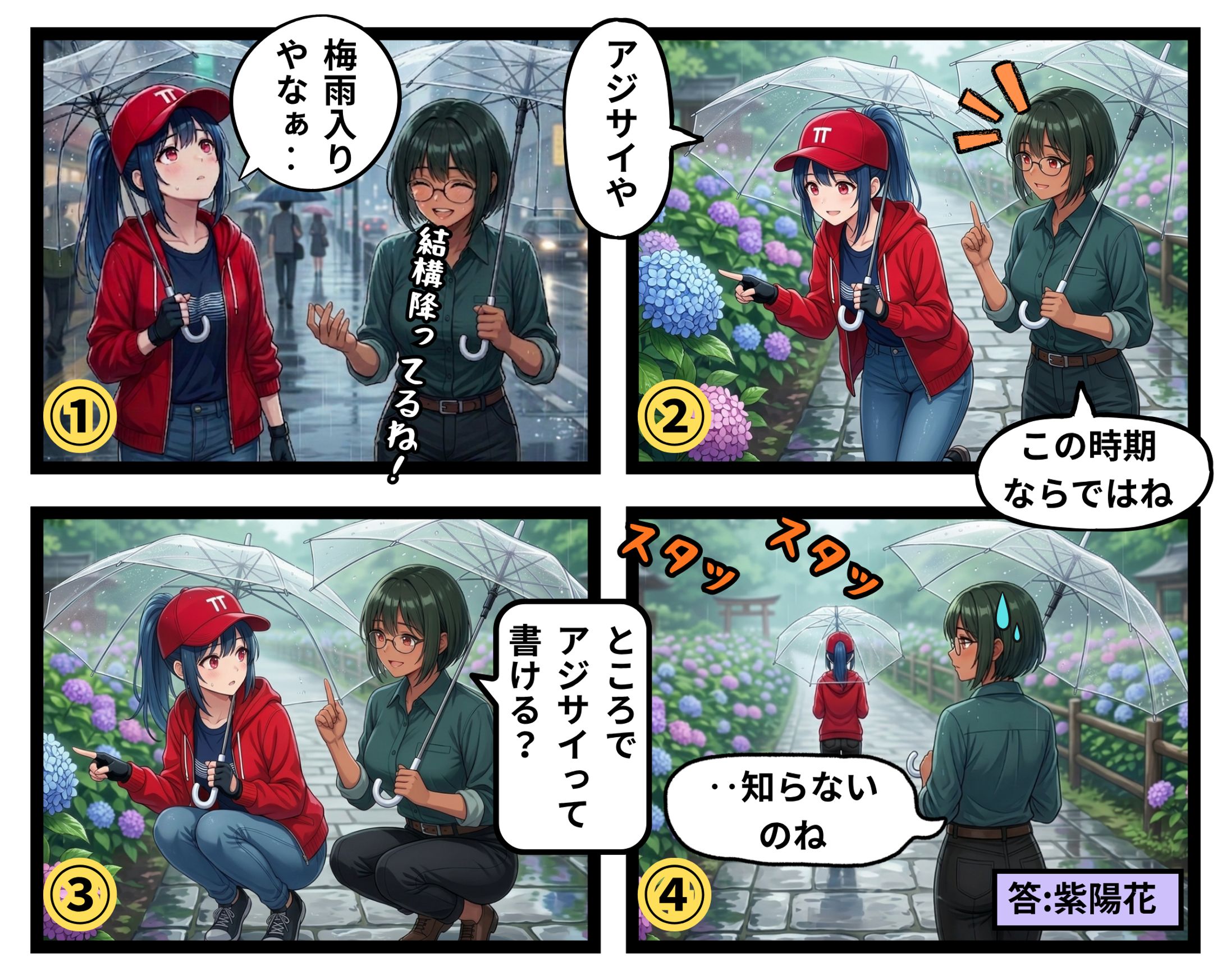 アジサイって書けますか？-1