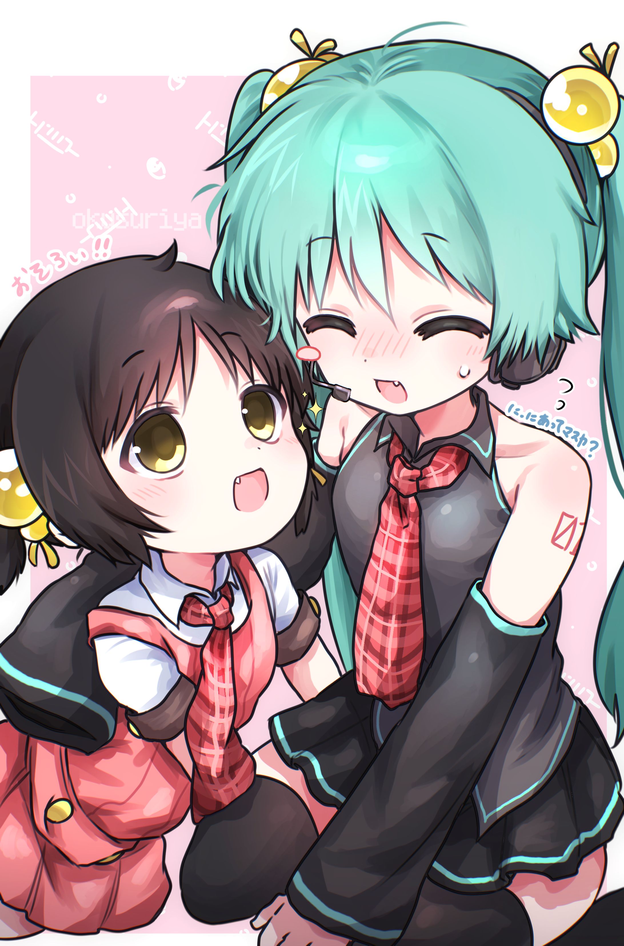 R6 3月 趣味絵 歌愛ユキちゃんと初音ミク-1