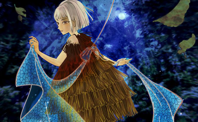 イラスト ﾐﾉﾑｼを擬人化した女の子