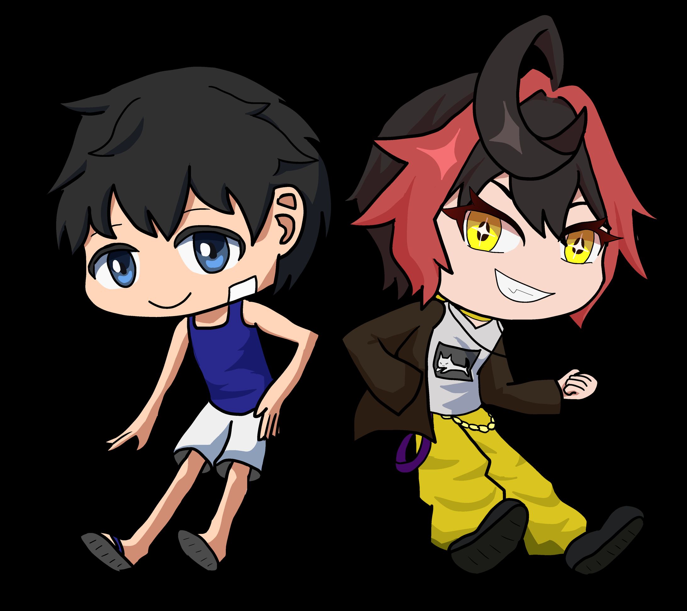 SDイラスト02　ペア-1