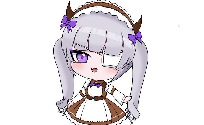 羽澄モア様　特典用SDイラスト