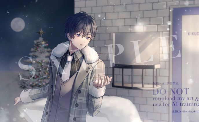 MVイラスト「SNOW DOMEの約束 / 菊千一葉(cover)」