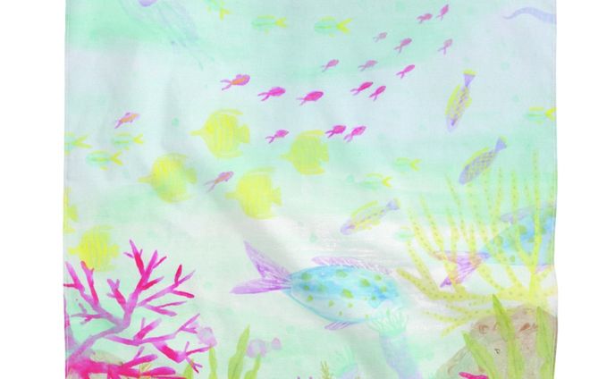 イラスト、デザイン、アクリル絵の具
