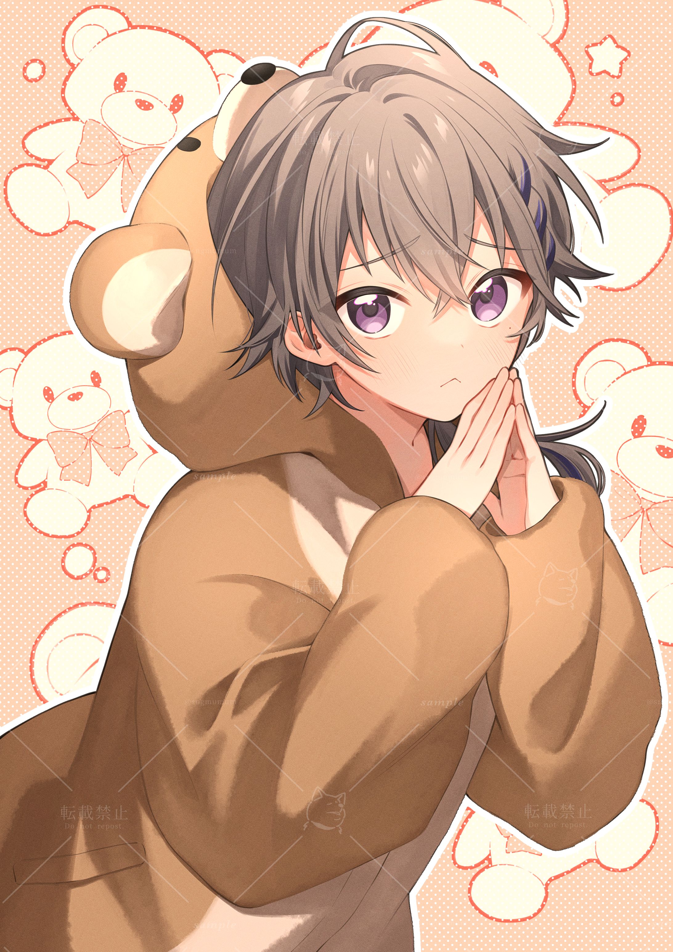 青柳ヒスイ 様 くまイラスト-1