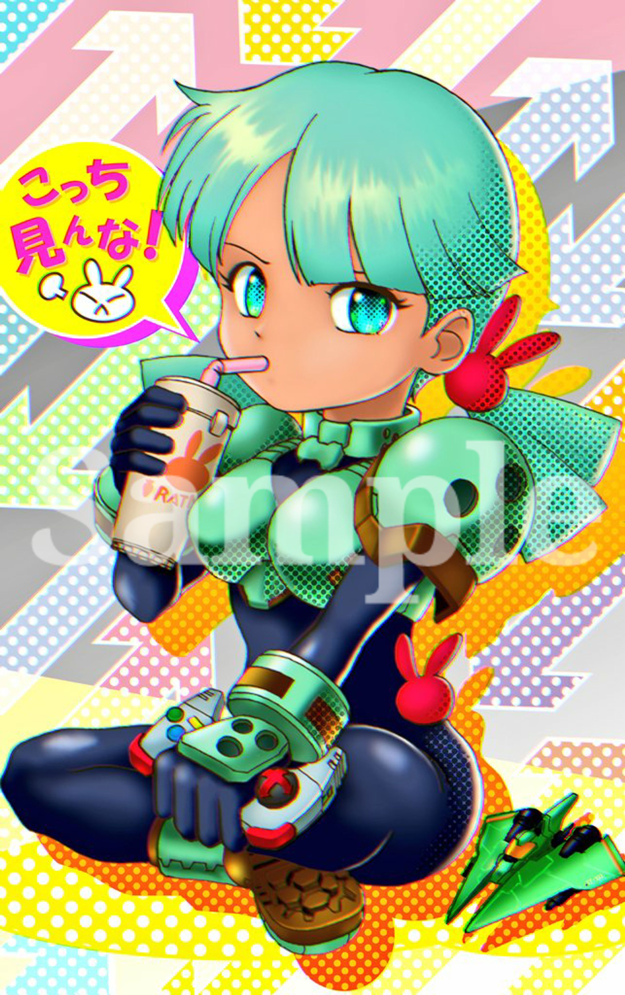 ゲーム等の二次創作イラスト-1
