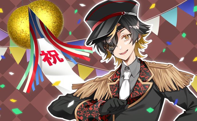 かためのプディングさま記念イラスト