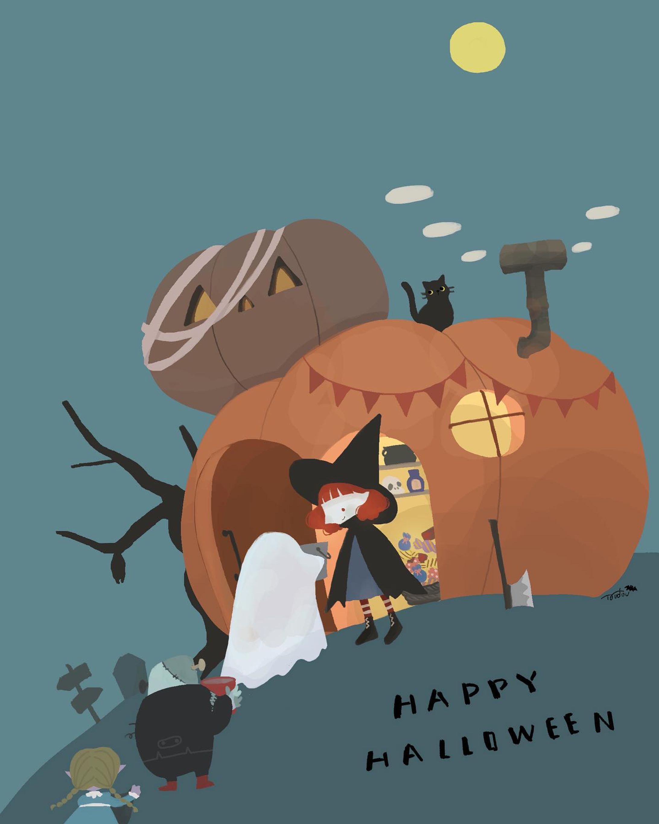 Trick or Treat!🍬

toudou______________illustrator

#illustration #halloween #illustrator
#ハロウィン #ハロウィンイラスト 
#イラスト #いらすとぐらむ #おかし 
#ハロウィーン #ハロウィン🎃 
 #ハロウィンの作品が見てみたい-1