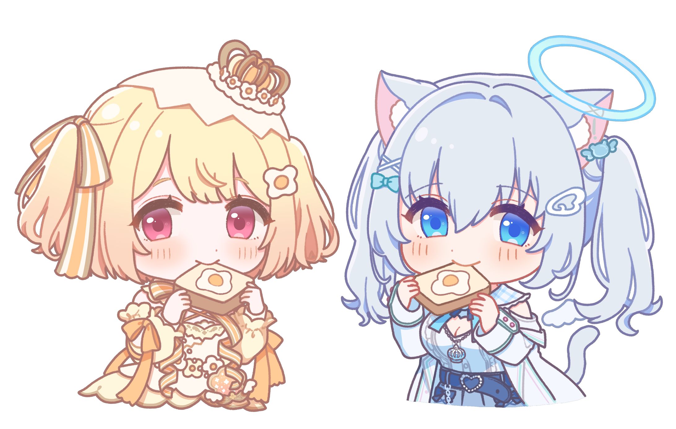 麻倉ましろ様、ぴぃpi様　デフォルメイラスト-1